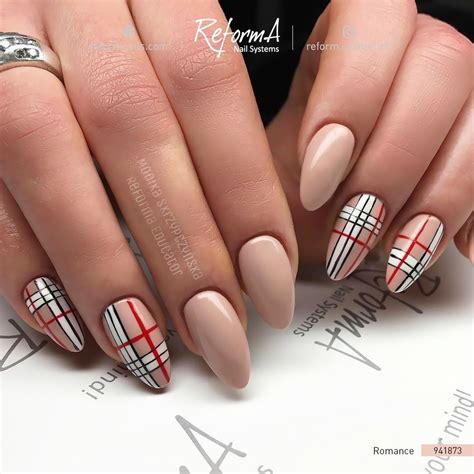 burberry nails designs|burberry style nails.